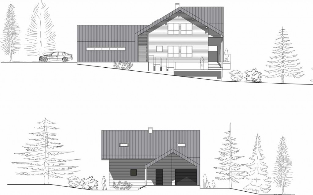 Façade Ouest / Façade Nord